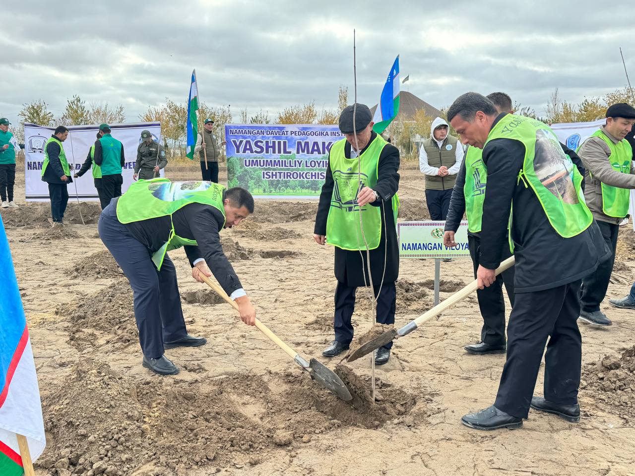 “Yashil makon” umummilliy loyihasining kuzgi mavsumiga start berildi. (Fotolavhalar)