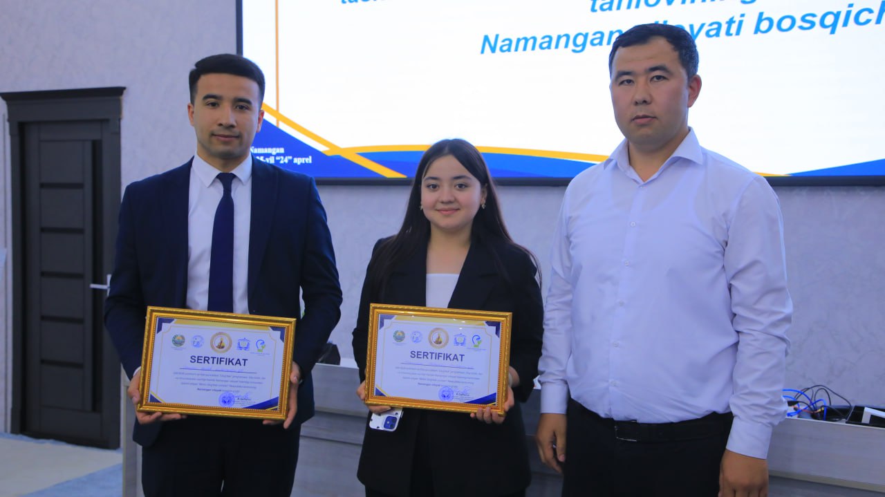 "Mirzo Ulug'bek vorislari" Respublika tanlovining Namangan viloyati bosqichi o'z nihoyasiga yetdi.