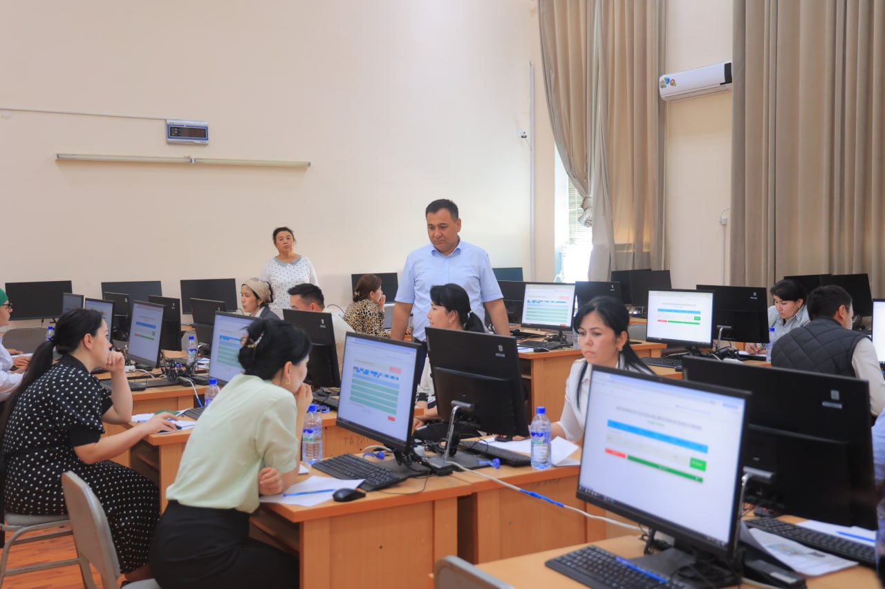 Pedagoglarning bilim va malaka ko’nikmalari baholanmoqda