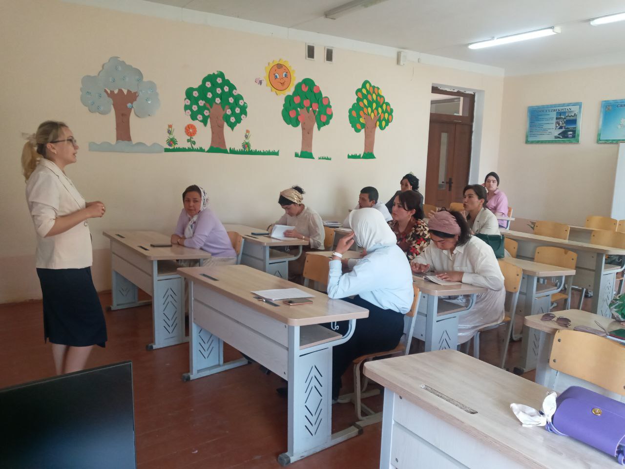 O'quv-ilmiy medotik markazida trening