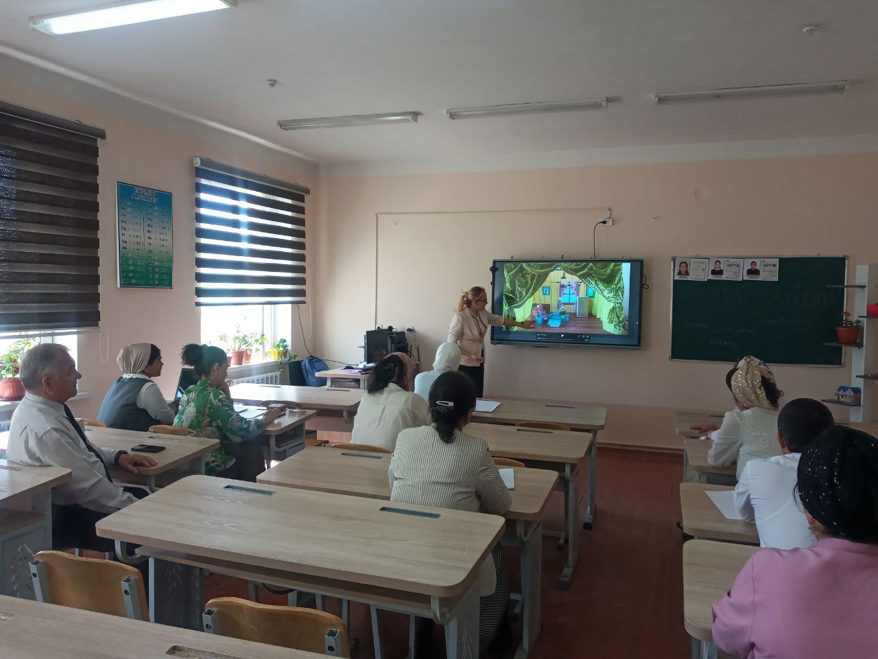 O'quv-ilmiy medotik markazida trening