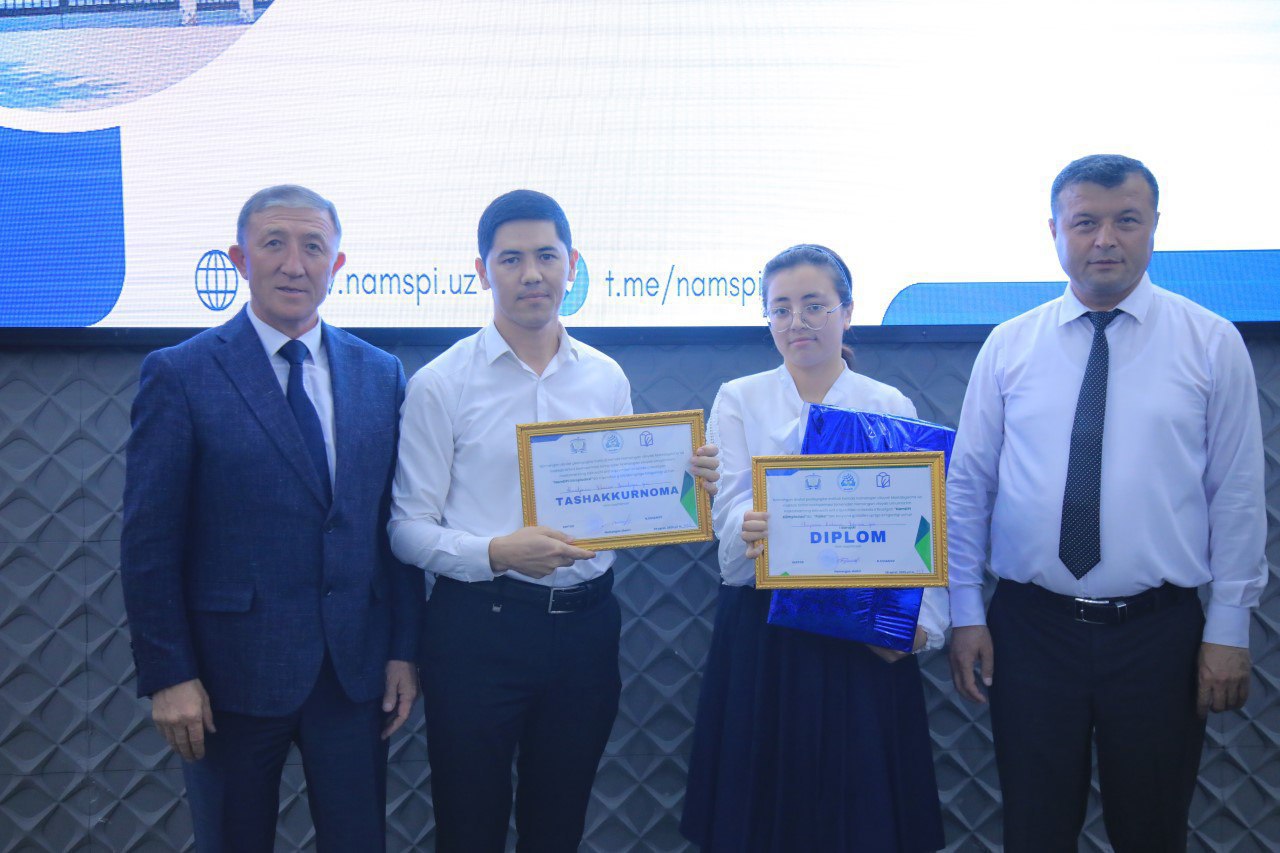 "NamDPI olimpiadasi" g'oliblari aniqlandi.