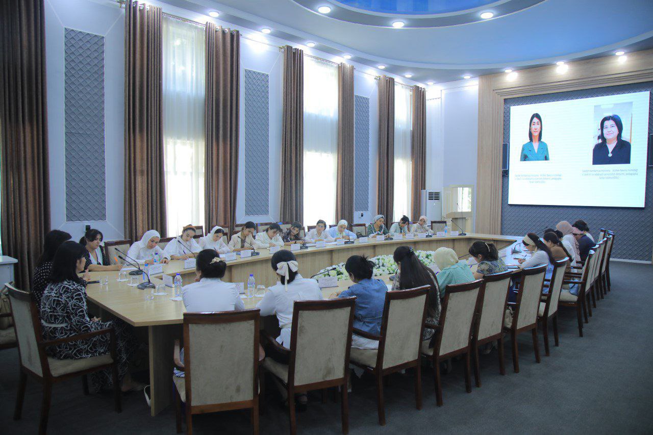 Alisher Navoiy nomidagi o‘zbek tili va adabiyoti universiteti professorlari  NamDPIda