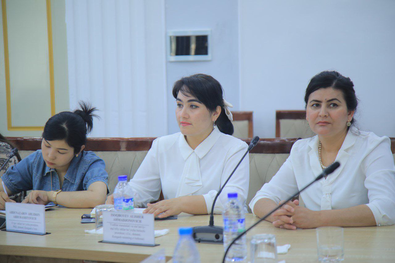 Alisher Navoiy nomidagi o‘zbek tili va adabiyoti universiteti professorlari  NamDPIda