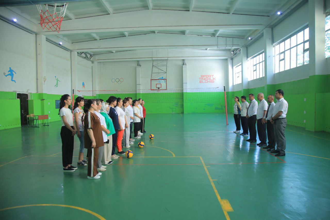 NamDPIda "Xotira turniri" doirasida ayollar oʻrtasida voleybol musobaqasiga start berildi