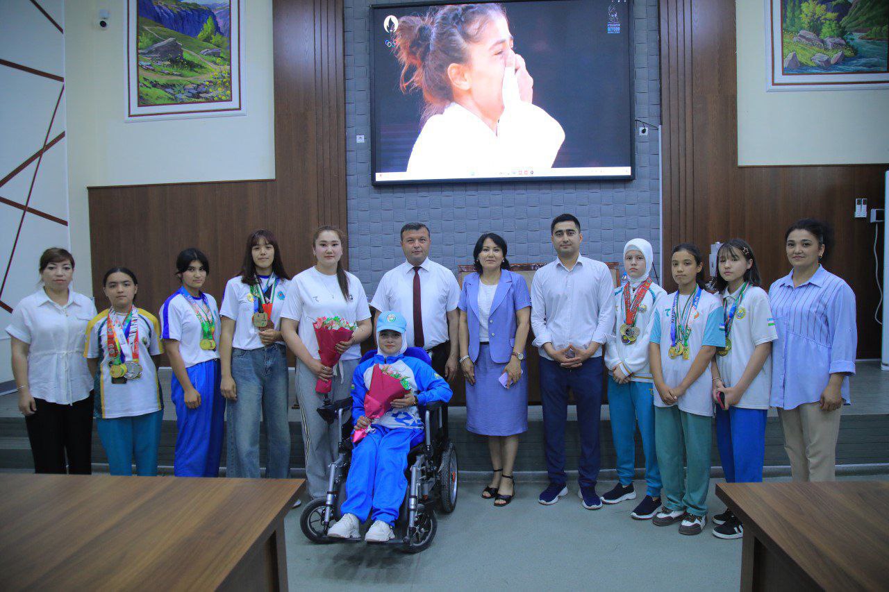 "SOGʻLOM AYOL — YANGI OʻZBEKISTON TAYANCHI" talaba-qizlar va chempion xotin-qizlar uchrashuvi