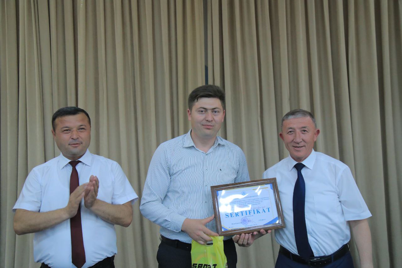 NamDPIda "Xotira turniri" sport musobaqalarining taqdirlash marosimi boʻlib oʻtdi