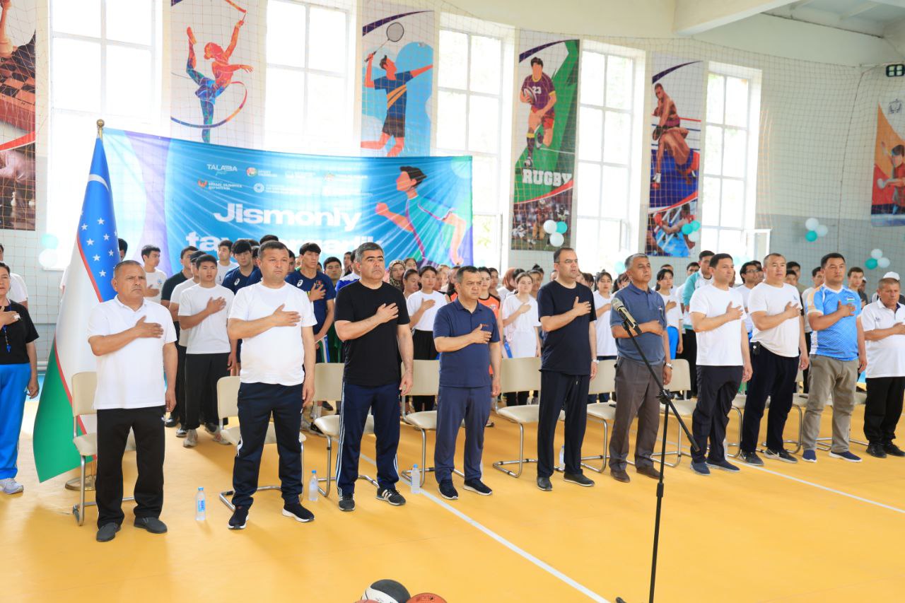 “Jismoniy tayyorgarlik darajasi” sport sinovlarining tantanali ochilish marosimi boʻlib oʻtdi.