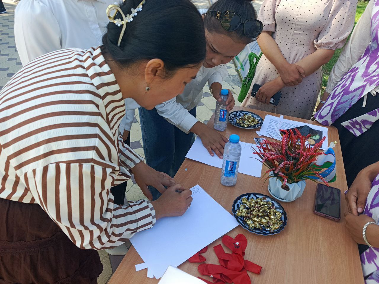 Erta tongdan "Pozitivlik — davr talabi" mavzusida institut psixologi G.Axadjonova  tomonidan psixologik trening  tashkil etildi.