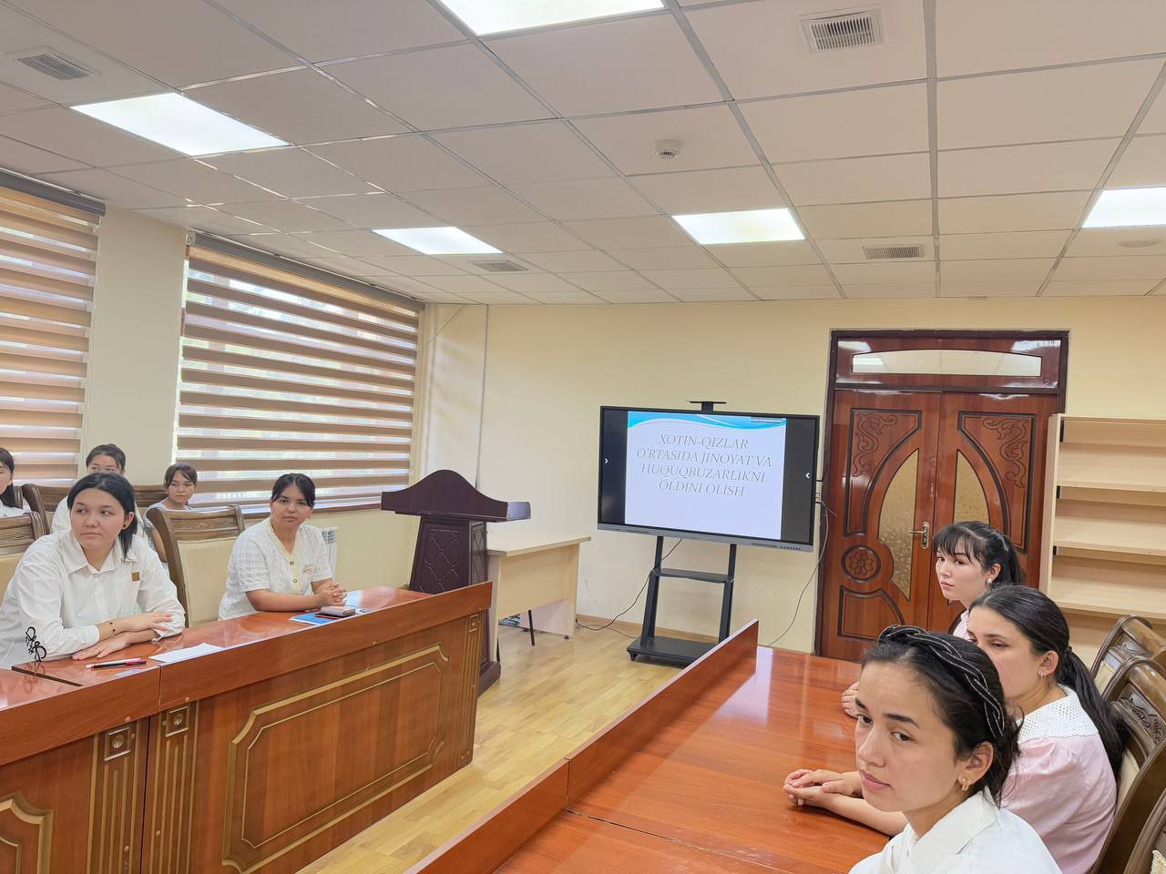 Talabalar o‘rtasida profilaktik tadbir o‘tkazildi