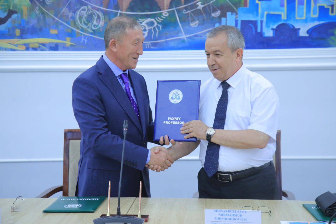 NamDPI va "Axsikent" xalqaro ilmiy-tadqiqot jamoat birlashmasi oʻrtasida memorandum imzolandi