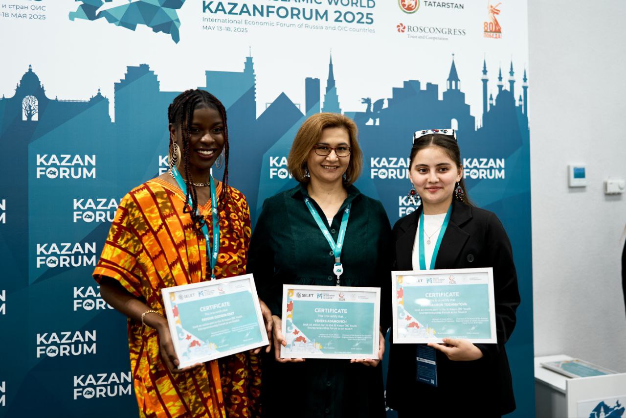 "Rossiya – Islom olami: KazanForum 2025" forumida NamDPI talabasi ishtirok etdi.