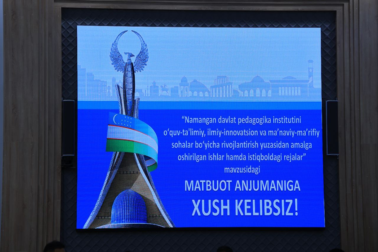 NamDPIda fan, taʼlim, maʼrifat: OAV nigohida