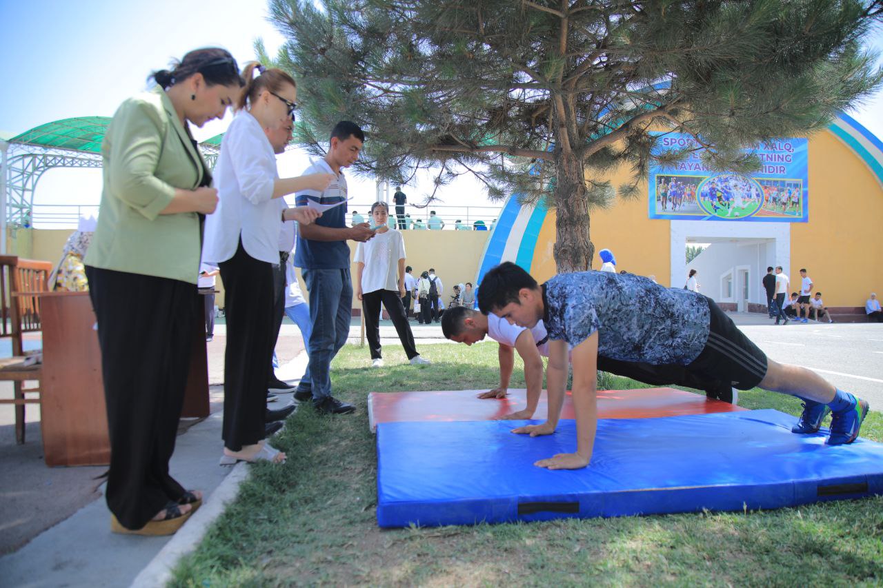 NamDPIda "Jismoniy tayyorgarlik darajasi" sport sinovlarini qabul qilish jarayonlari boshlandi