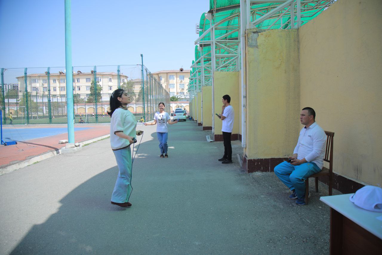 NamDPIda "Jismoniy tayyorgarlik darajasi" sport sinovlarini qabul qilish jarayonlari boshlandi