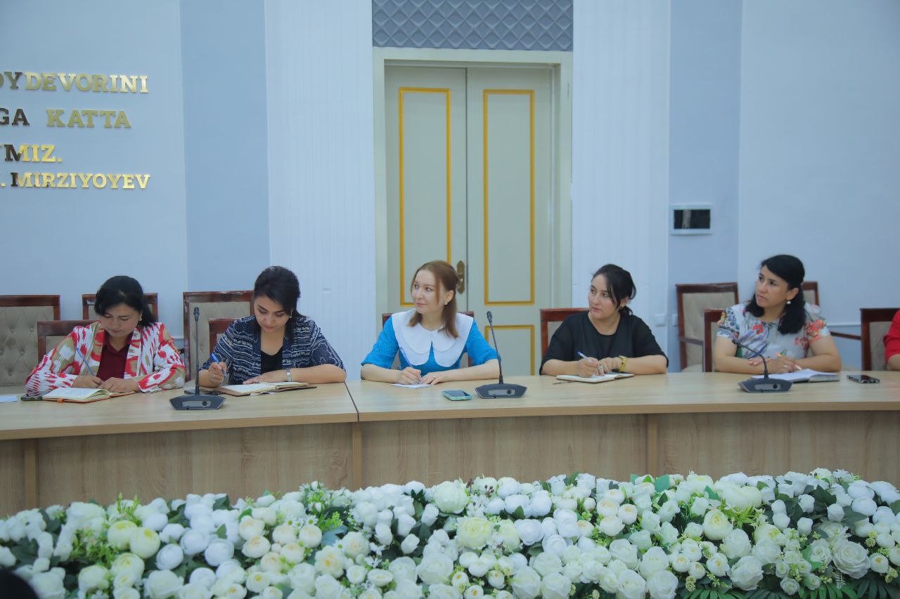 NamDPI rahbar va xodimlari hamda professor-oʻqituvchilari "Siyosiy-ma’rifat soati"da ishtirok etdi.