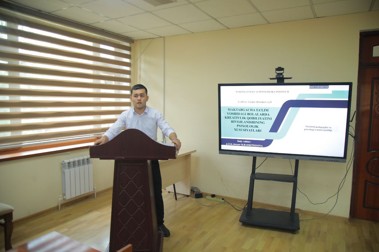 2-bosqich magistrantlari uchun dastlabki magistrlik himoyasiga start berildi.