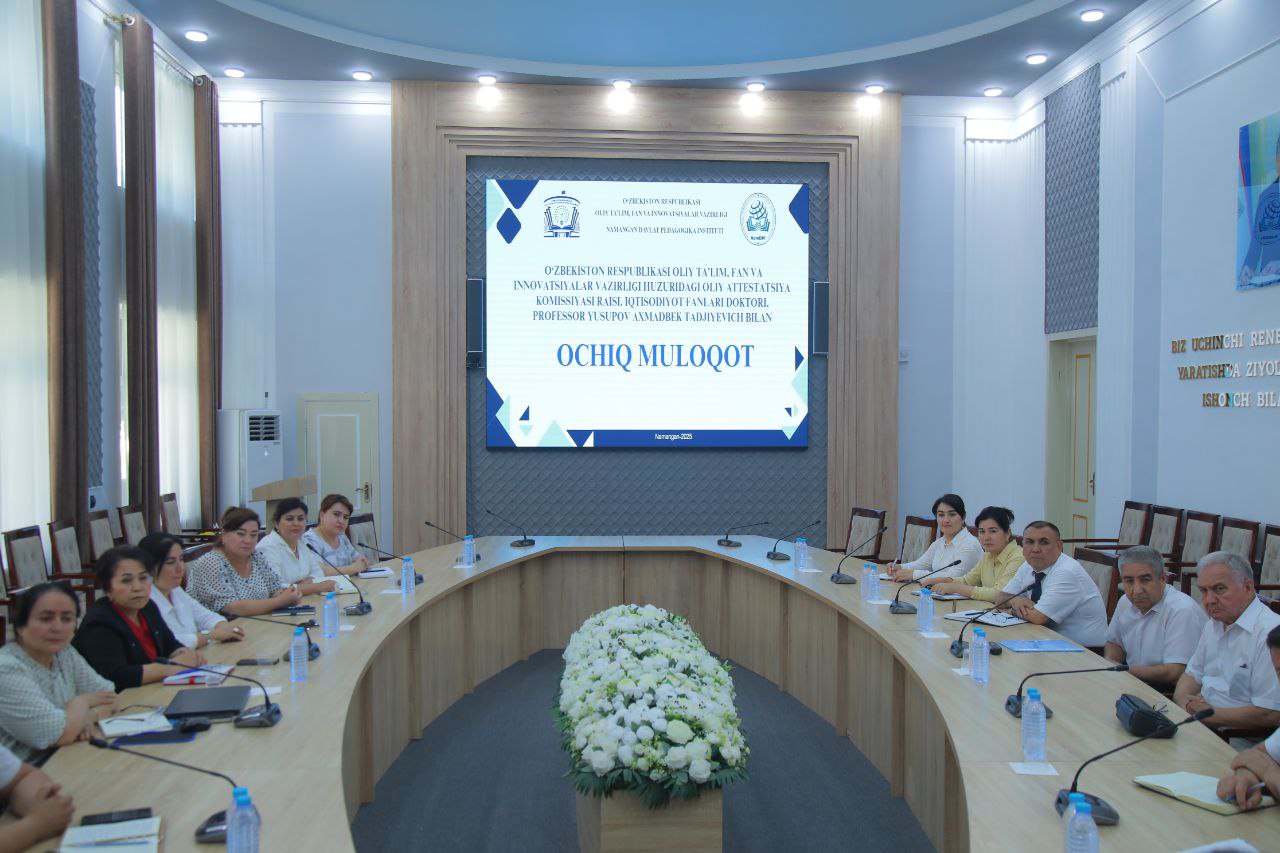 Oliy attestatsiya komissiyasi raisi bilan ochiq muloqot
