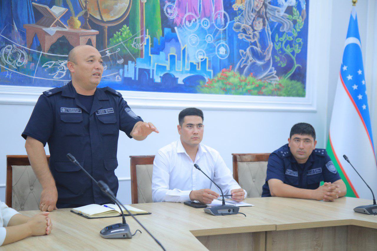 “Taqiqlangan joyda cho‘milmang!” – Talabalar bilan profilaktik uchrashuv o‘tkazildi