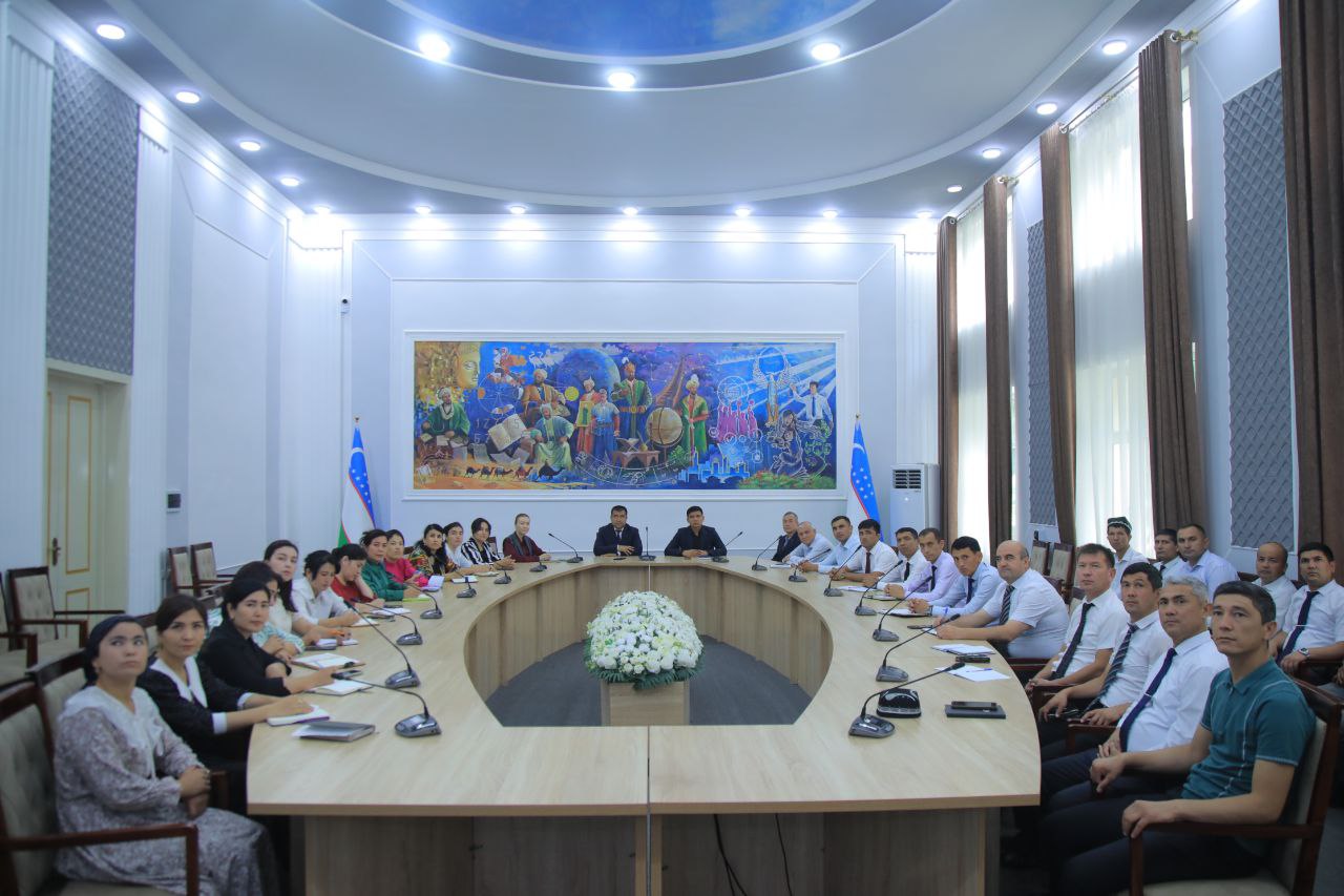 NamDPI rahbar va xodimlari hamda professor-oʻqituvchilari "Siyosiy-ma’rifat soati"da ishtirok etdi.