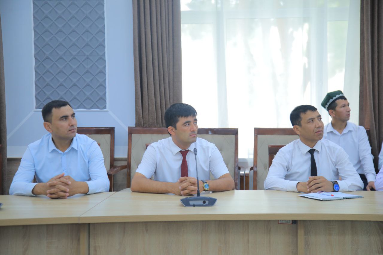 NamDPI rahbar va xodimlari hamda professor-oʻqituvchilari "Siyosiy-ma’rifat soati"da ishtirok etdi.