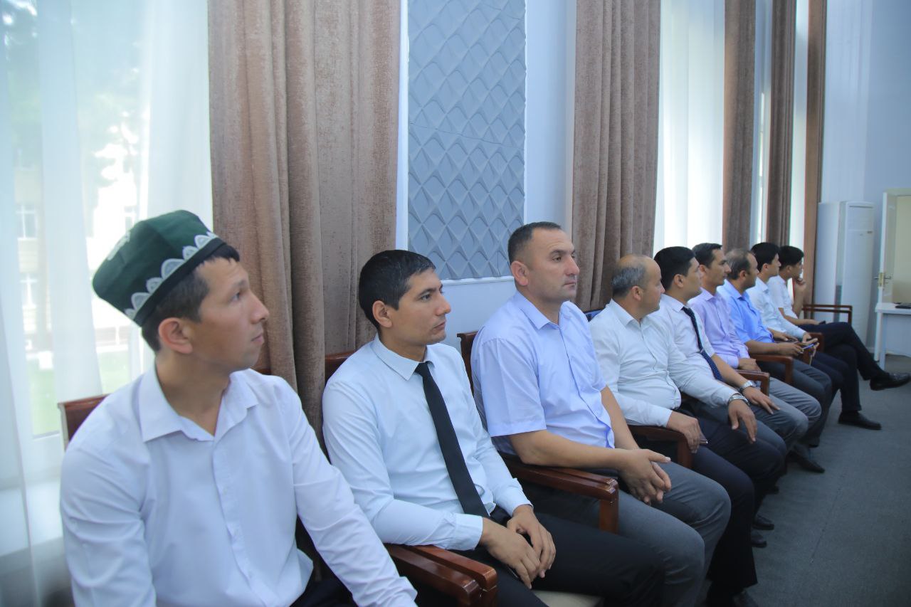 NamDPI rahbar va xodimlari hamda professor-oʻqituvchilari "Siyosiy-ma’rifat soati"da ishtirok etdi.