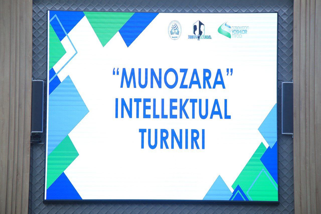 Oʻzbekiston yoshlar ittifoqi Namangan viloyat Kengashi tashabbusi bilan "Munozara" intellektual oʻyini tashkil etildi