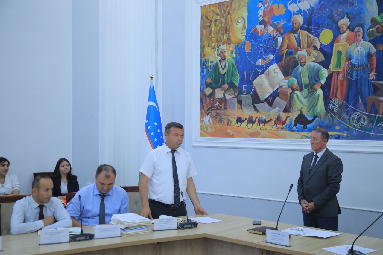 NAMANGAN DAVLAT PEDAGOGIKA INSTITUTIDA 10-SONLI KENGAYTIRILGAN KENGASH YIGʻILISHI BO'LIB O'TDI