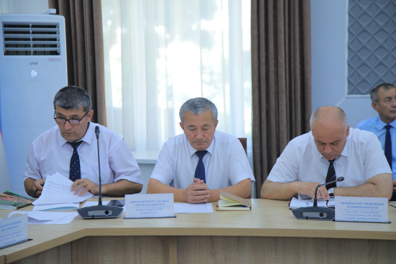 Namangan davlat pedagogika institutida oʻtkazilgan 10-sonli Kengash yigʻilishi