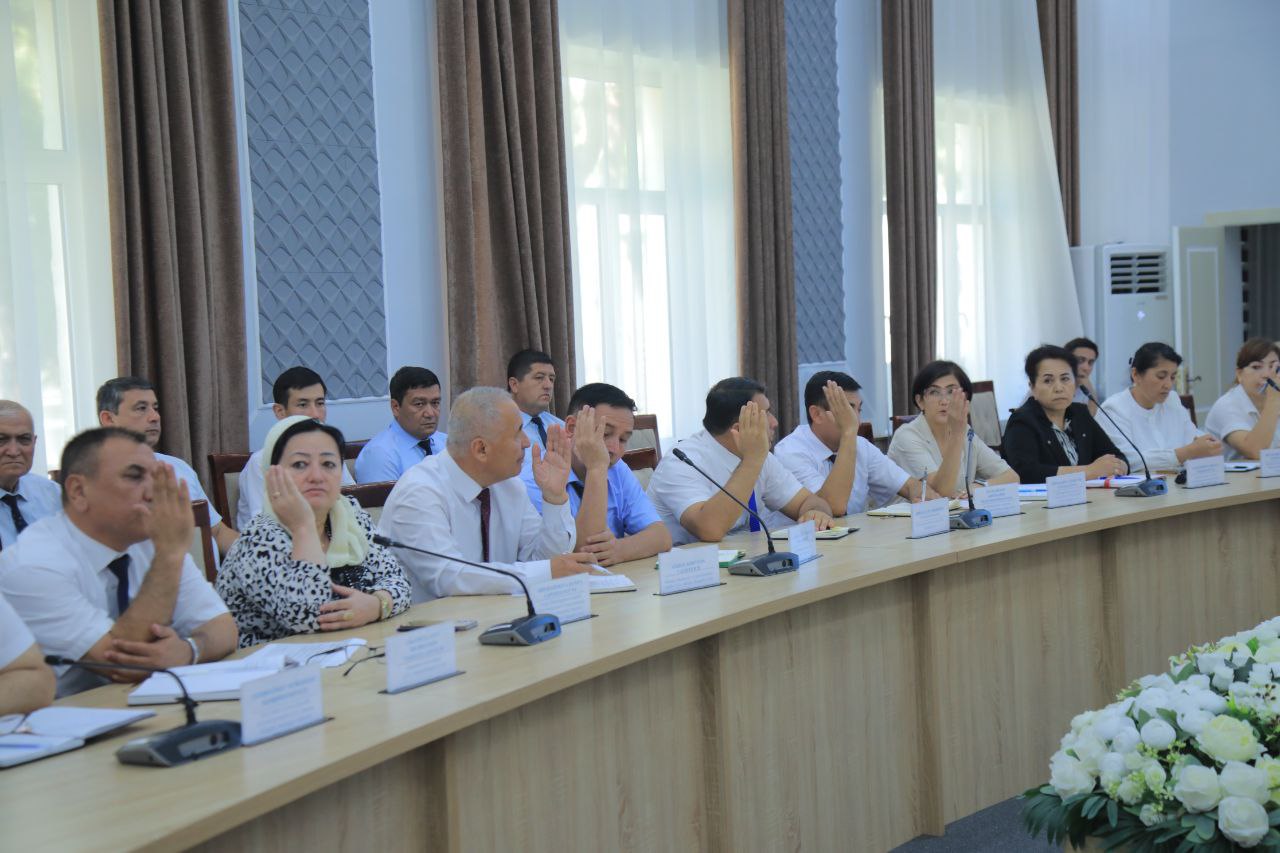 Namangan davlat pedagogika institutida oʻtkazilgan 10-sonli Kengash yigʻilishi