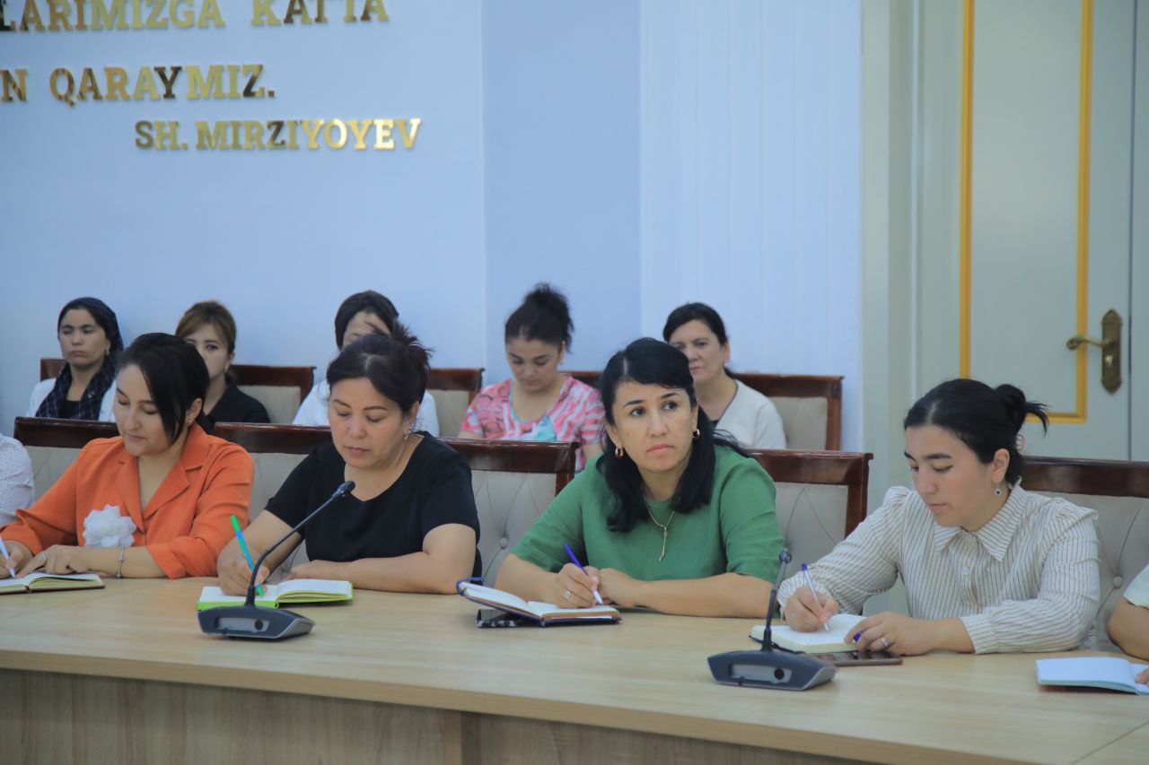 NamDPIda “Dolzarb 90 kun” loyihasi doirasida ochiq muloqot oʻtkazildi