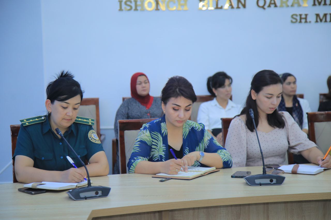 NamDPIda “Dolzarb 90 kun” loyihasi doirasida ochiq muloqot oʻtkazildi