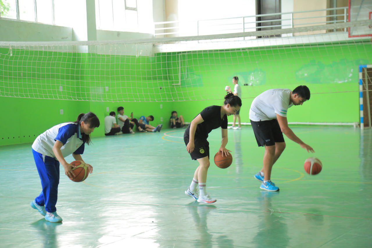 "Dolzarb 90 kun” loyihasi doirasida  basketbol hamda stritbol toʻgaragi tashkil etildi