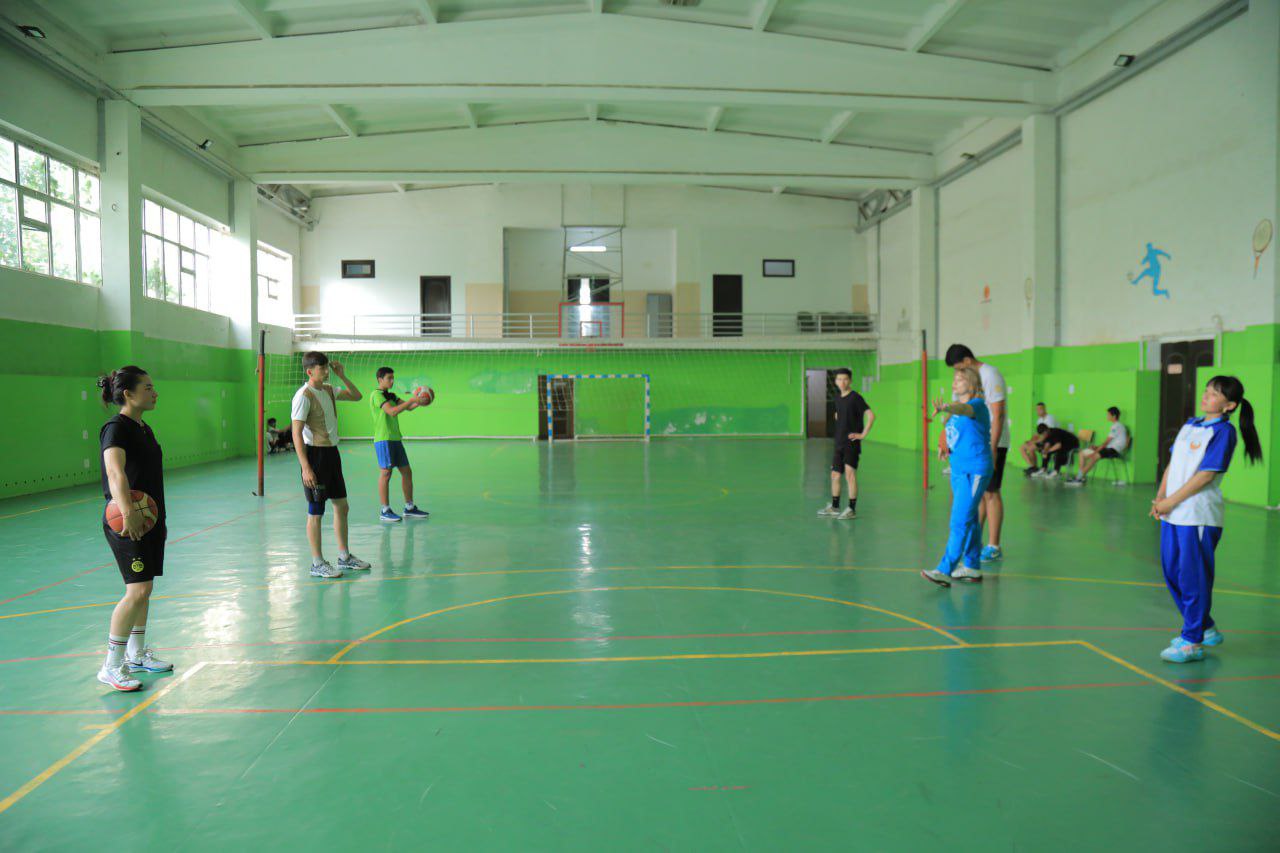 "Dolzarb 90 kun” loyihasi doirasida  basketbol hamda stritbol toʻgaragi tashkil etildi