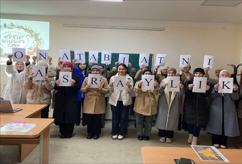 Namangan davlat pedagogika institutida “Butunjahon yovvoyi tabiat kuni”ga bag‘ishlangan tadbir o‘tkazildi