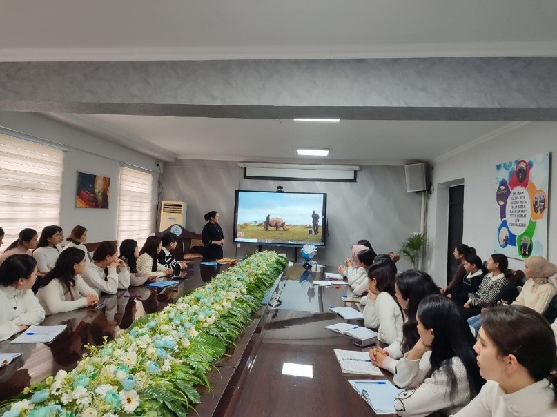 Namangan davlat pedagogika institutida “Tabiatni asrang” mavzusida mahorat darsi o‘tkazildi