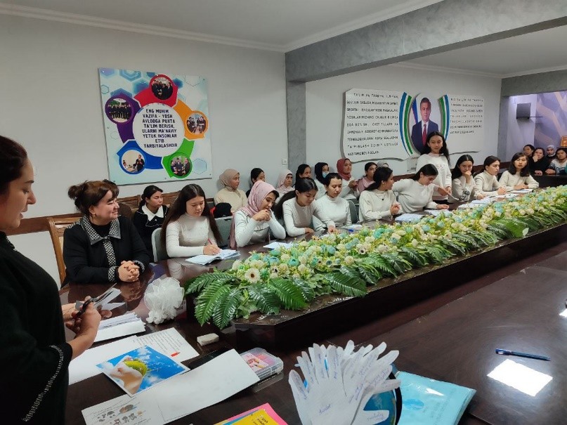 Namangan davlat pedagogika institutida “Tabiatni asrang” mavzusida mahorat darsi o‘tkazildi