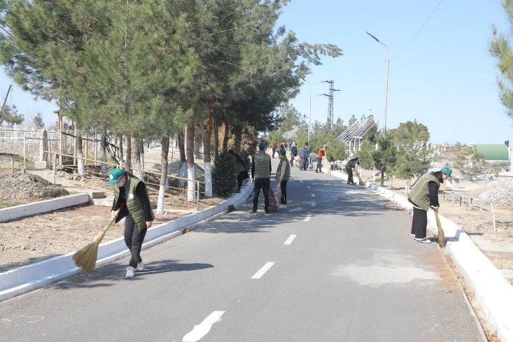 Navro‘z bayrami arafasida umumxalq xayriya hashari o‘tkazilmoqda.