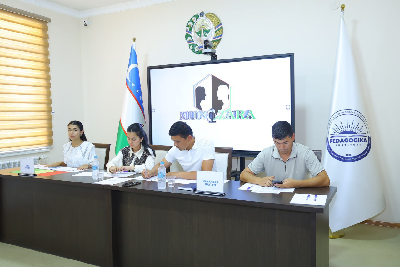 NamDPI vakillari "Munozara" intellektual turnirining Respublika bosqichida !