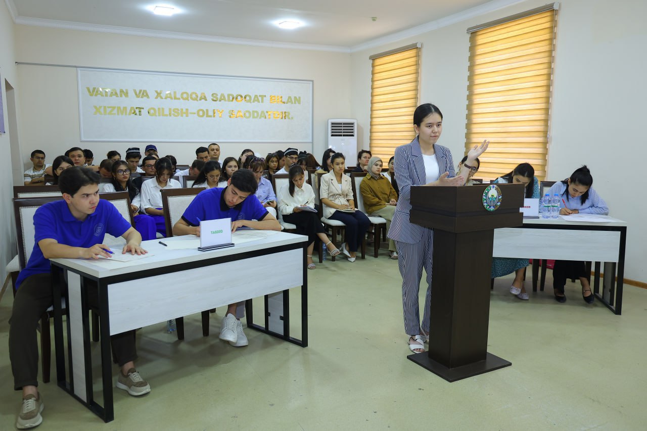 NamDPI vakillari "Munozara" intellektual turnirining Respublika bosqichida !