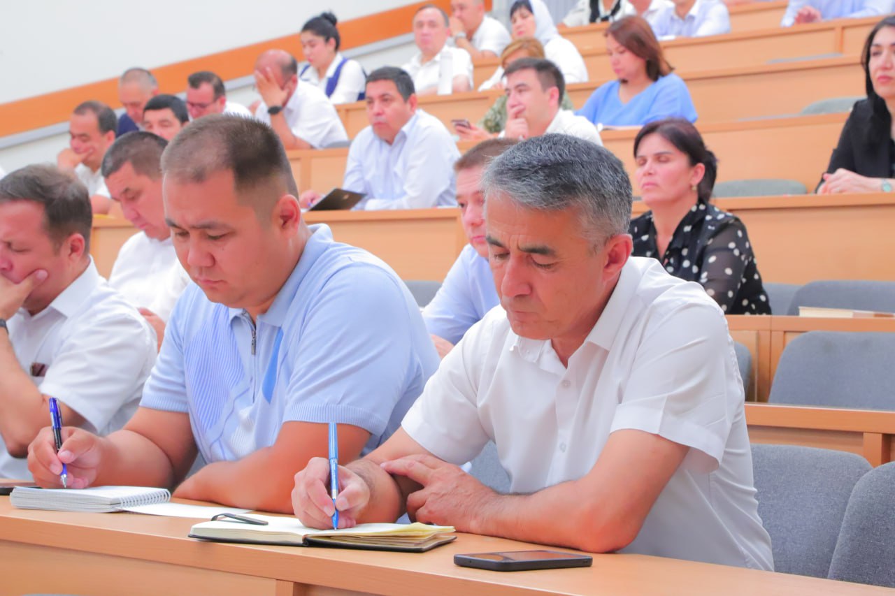 Oliy ta’limda ma’naviy-ma’rifiy ishlar samaradorligini oshirishga qaratilgan o‘quv kursi bo‘lib o‘tmoqda