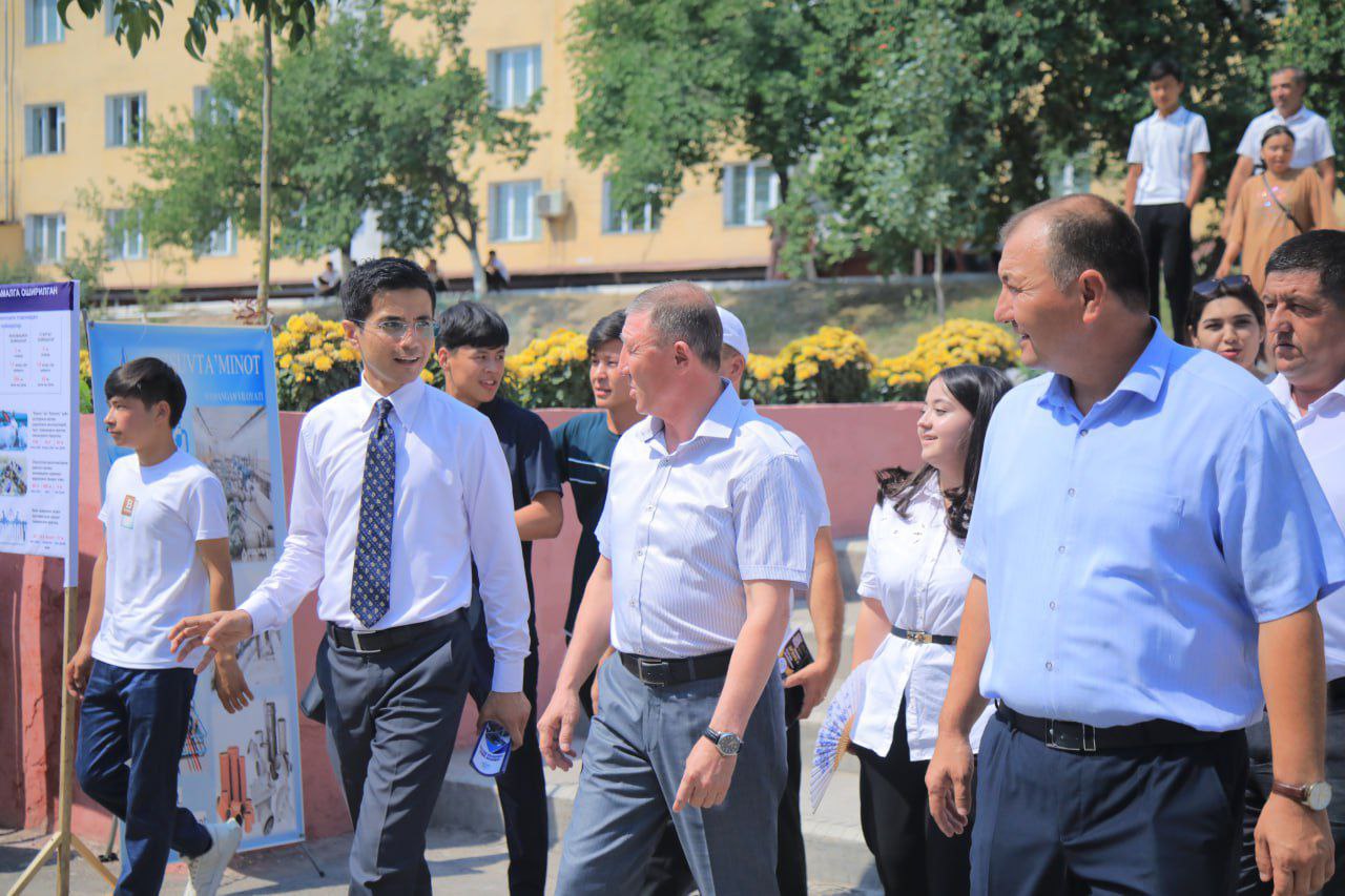 “Dolzarb 90 kun” loyihasi doirasida Chustda “Kasb markazlari” ochildi