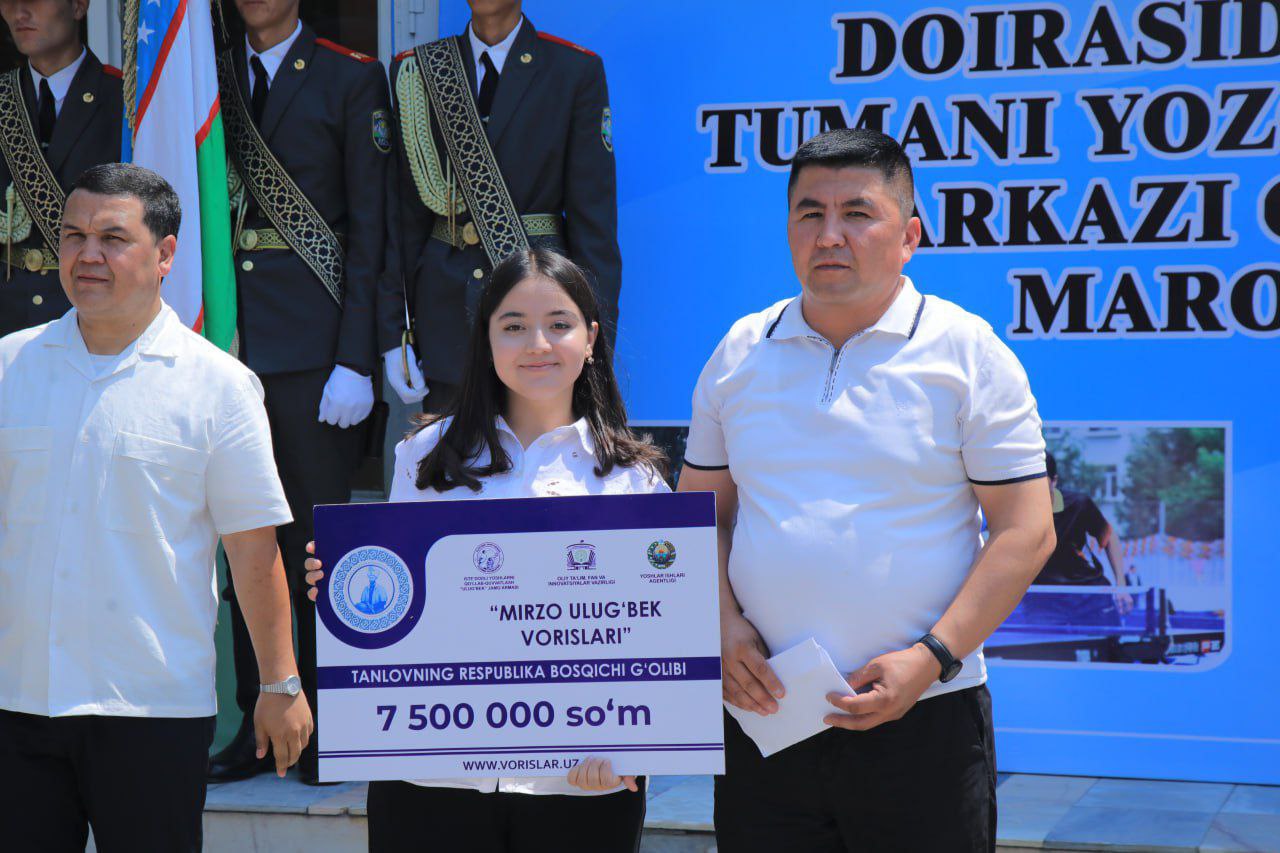“Mirzo Ulugʻbek vorislari” Respublika tanlovi gʻoliblari taqdirlandi