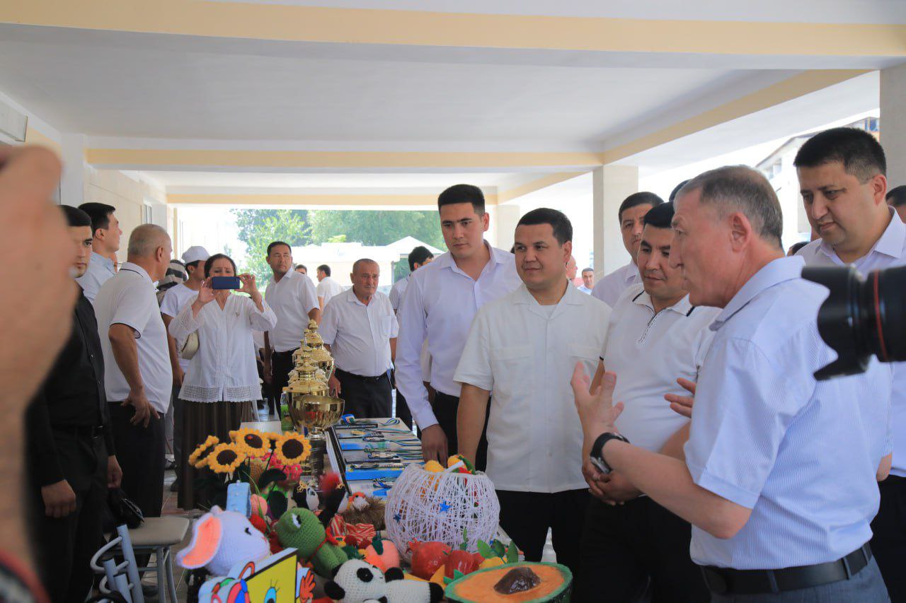 Chust tumani 1-sonli politexnikum qoshidagi yozgi kasblar markazi oʻrganildi.