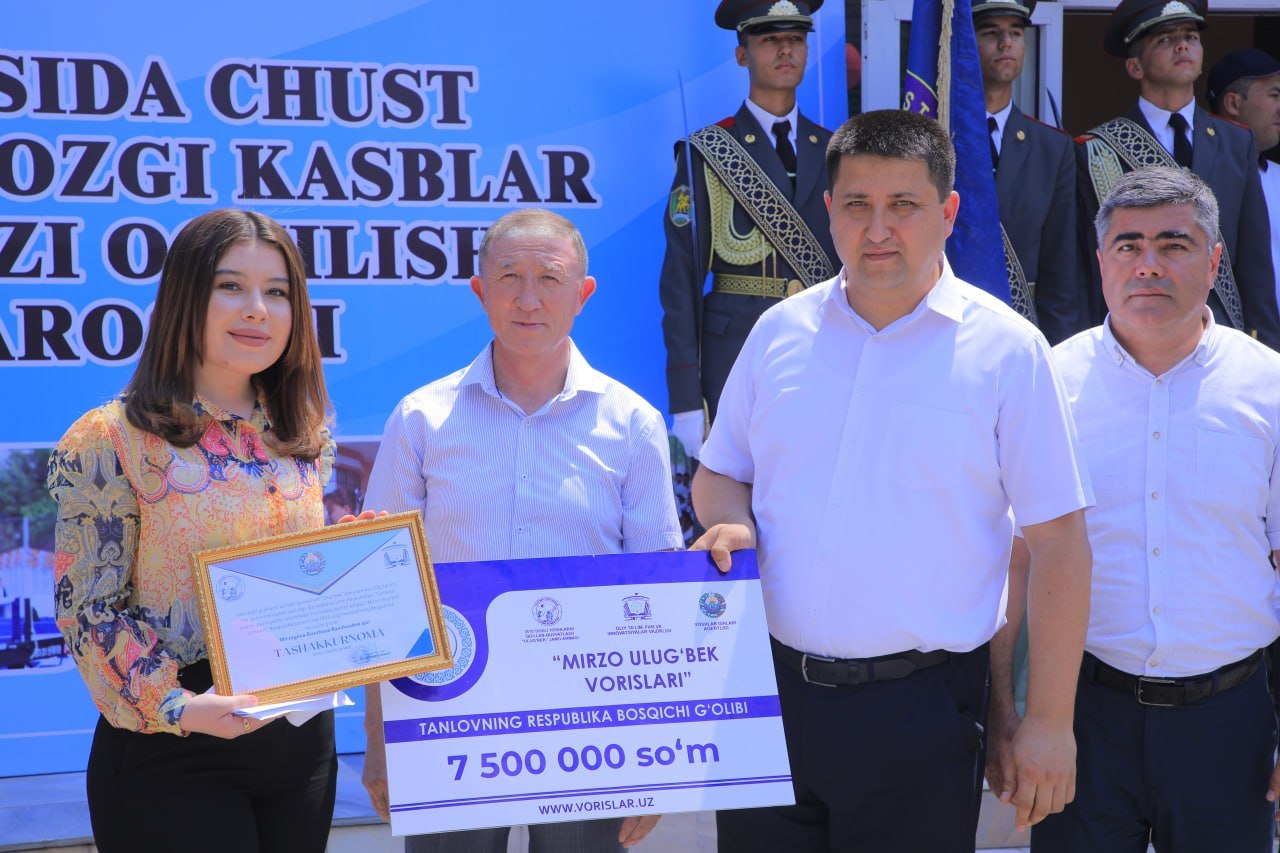 "Dolzarb 90 kunlik" doirasida Chust tuman 1-son politexnikumida yozgi kasblar markazi ochilish marosimi tashkillandi.