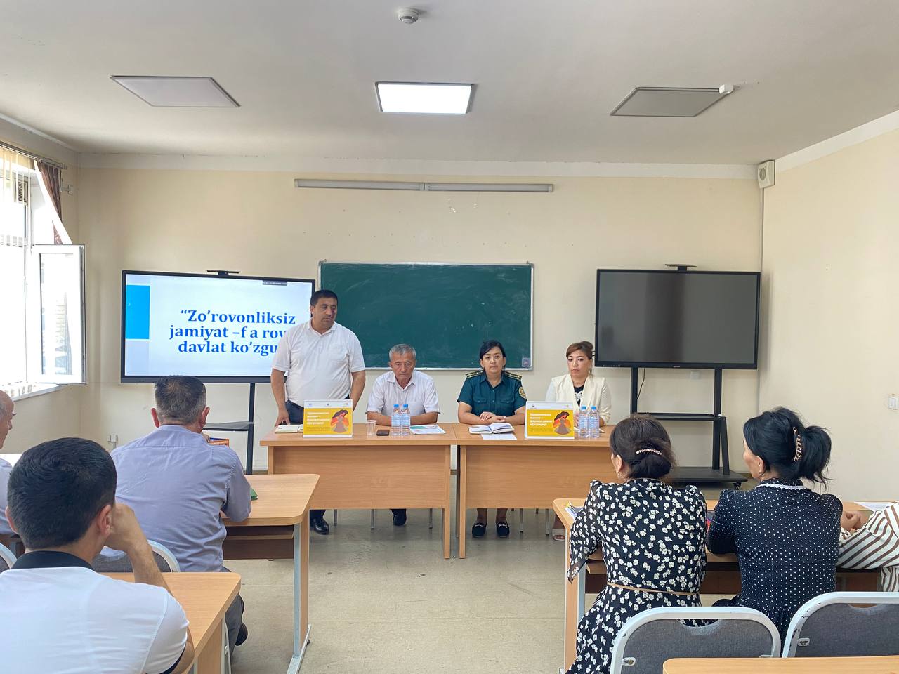 "ZO'RAVONLIKSIZ JAMIYAT — FAROVON DAVLAT KO'ZGUSI" MAVZUSIDA PROFILAKTIK TADBIR TASHKIL ETILD