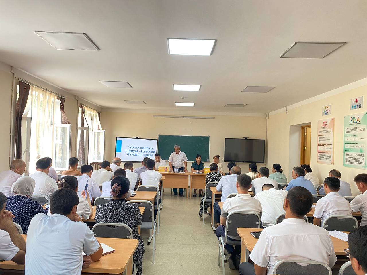 "ZO'RAVONLIKSIZ JAMIYAT — FAROVON DAVLAT KO'ZGUSI" MAVZUSIDA PROFILAKTIK TADBIR TASHKIL ETILD