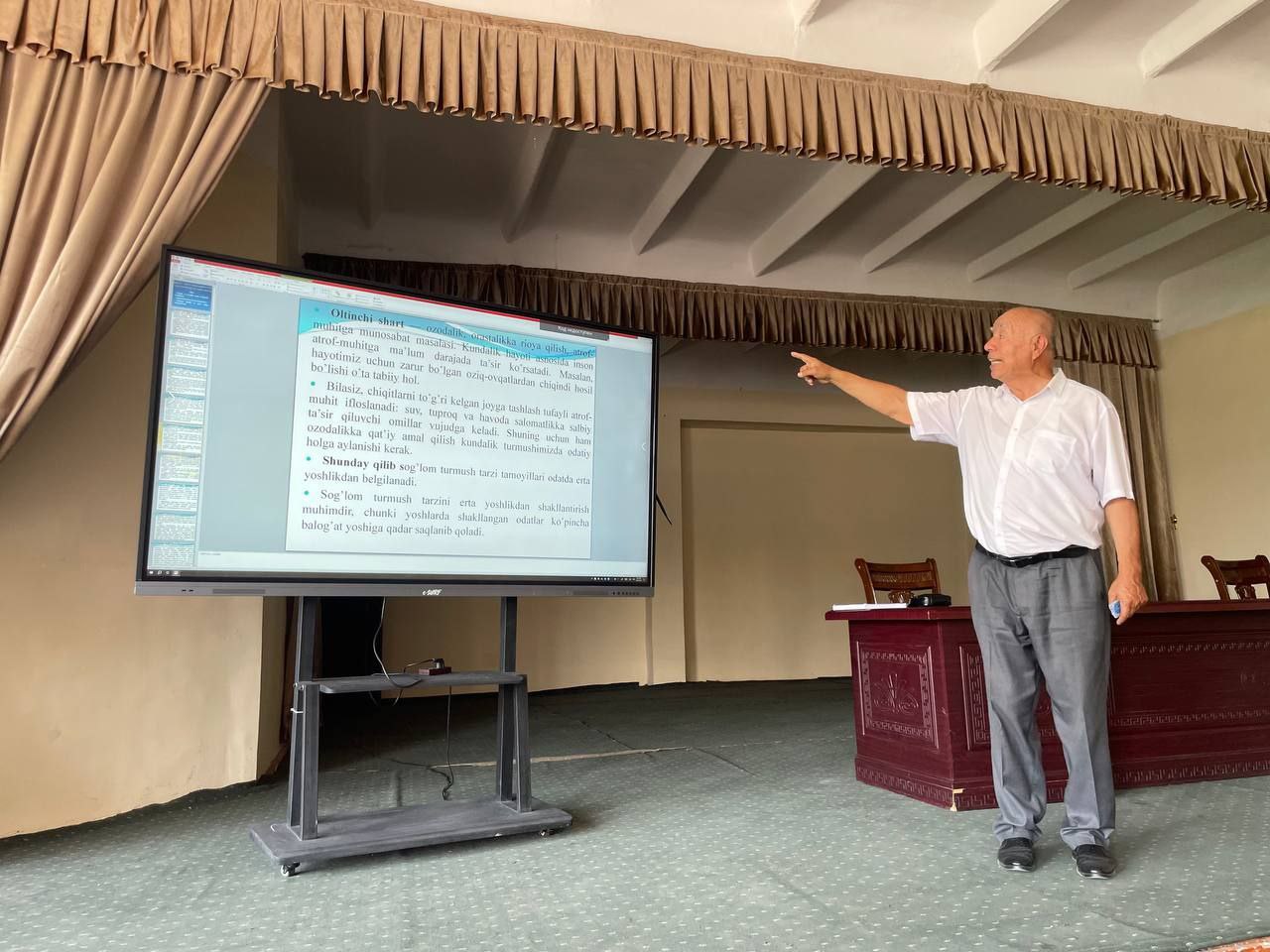 Ilm va salomatlik: sogʻlom hayot haqida mutaxassis bilan suhbat