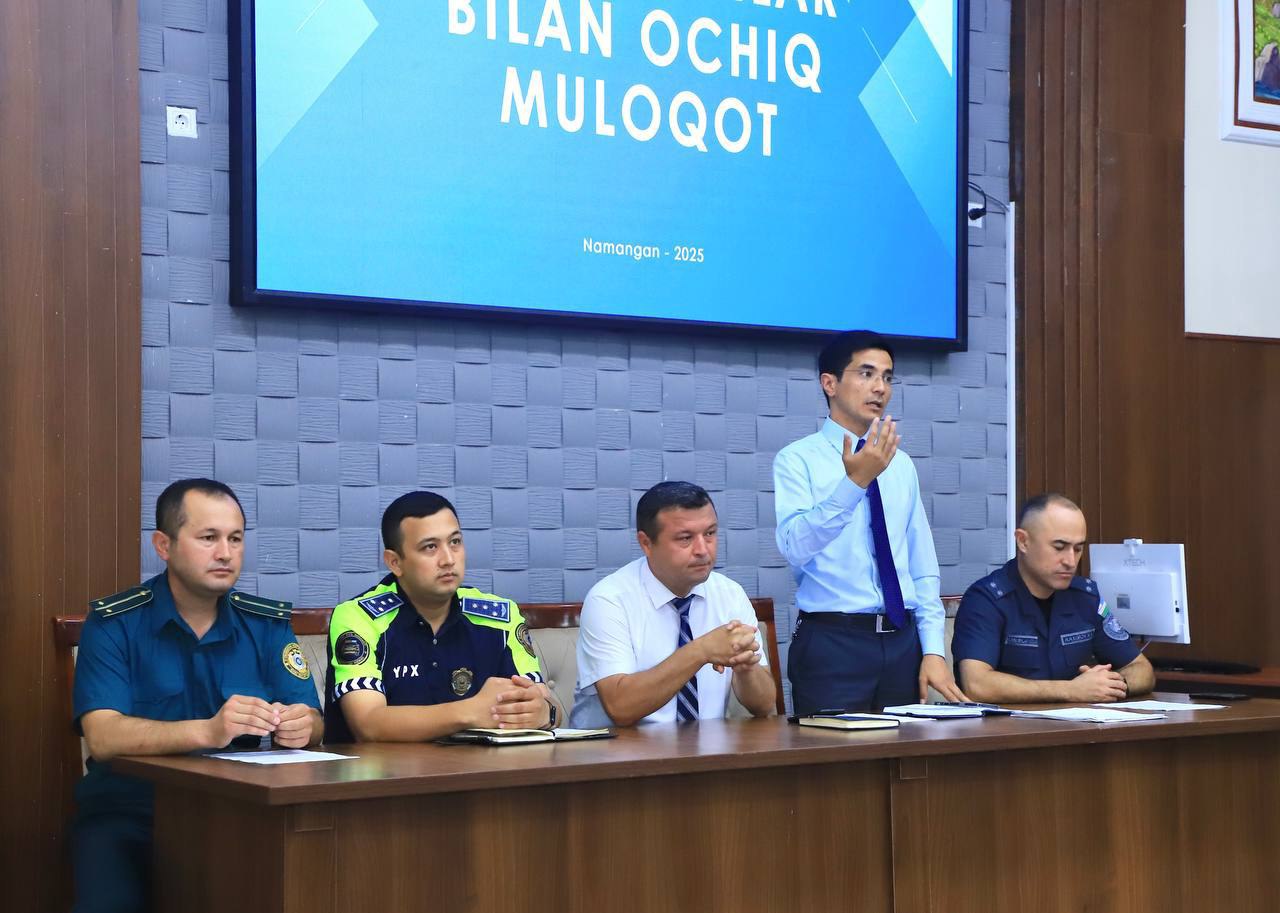 Bitiruvchilar bilan ochiq muloqot