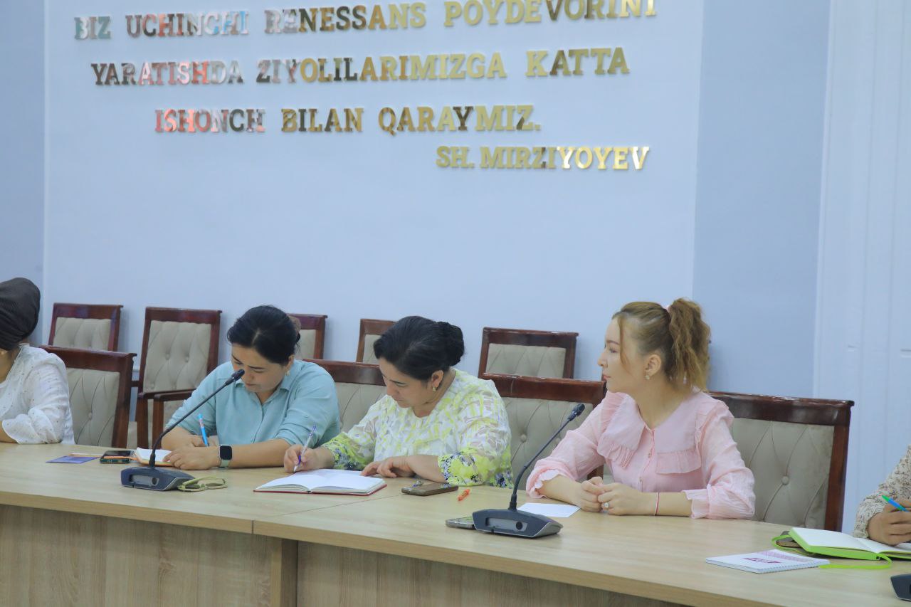 NamDPI rahbar va xodimlari hamda professor-oʻqituvchilari "Siyosiy-ma’rifat soati"da ishtirok etdi.